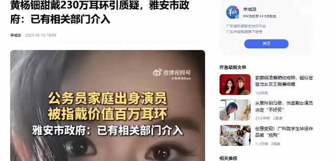 断亲自下场黄杨钿甜父亲被正式立案调查pg电子模拟器免费试玩天价耳环风波不(图4)